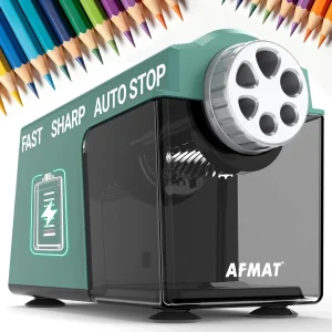 ✏️Best Back-to-School Deals✏️Electric Pencil Sharpener for Classroom, 6 Holes & Cordless & Rechargeable &Heavy Duty, 10K+ Uses, for 6-11mm No.2/Large/Colored Pencils,PSD4GN